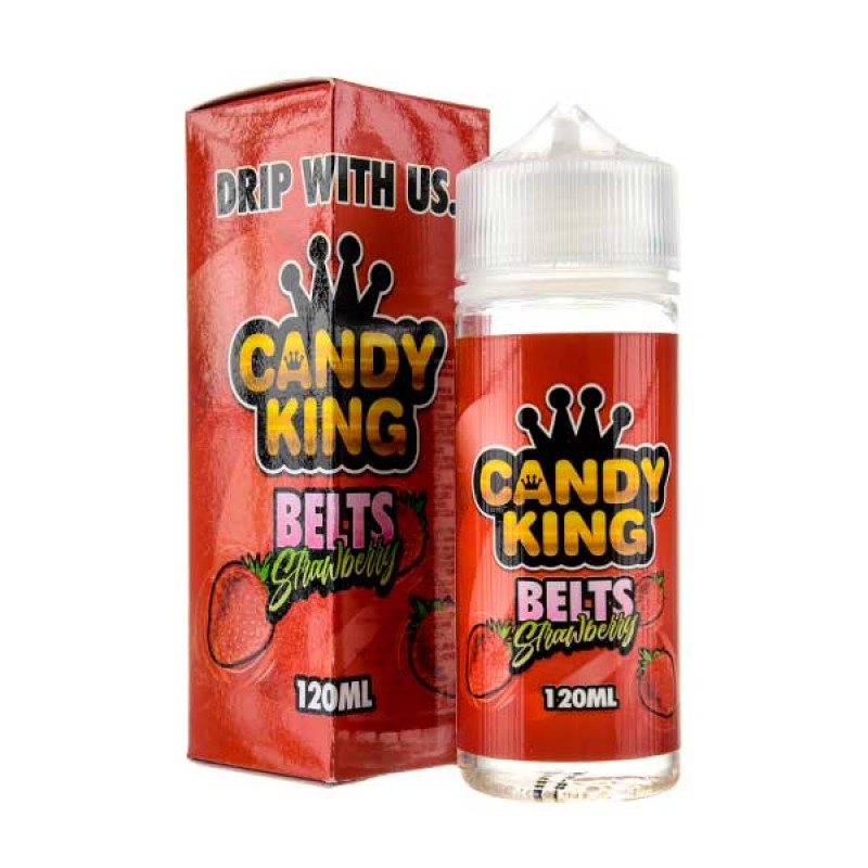 Strawberry Belts Shortfill E-Liquid by Candy King