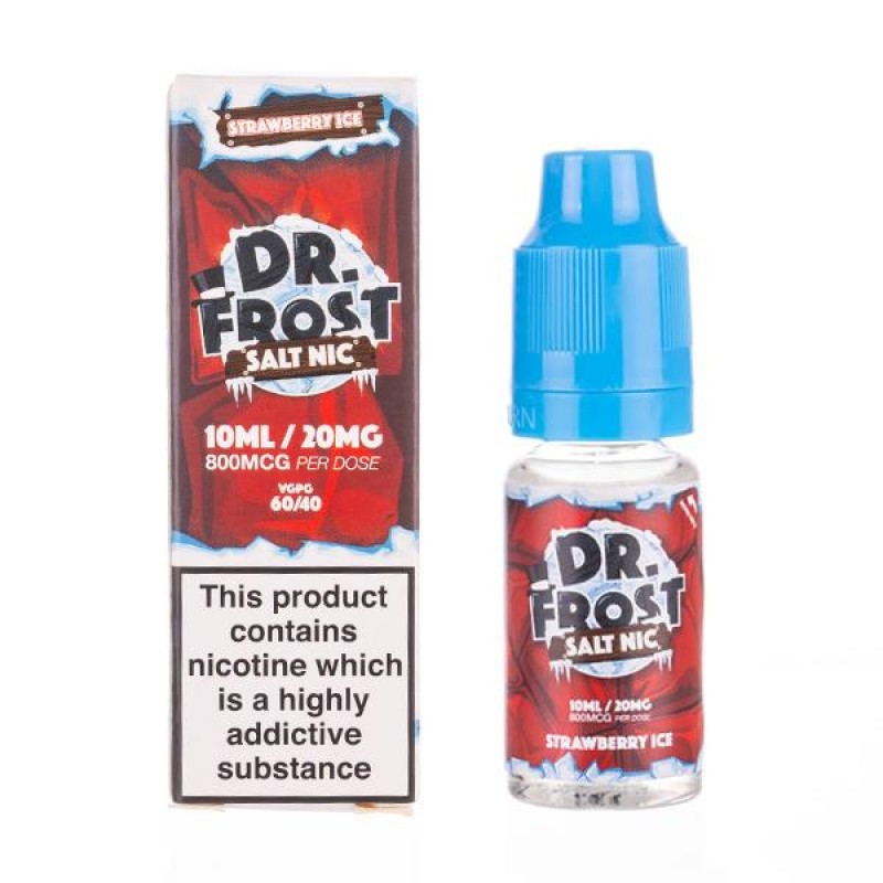 Strawberry Ice Nic Salt E-Liquid by Dr Frost