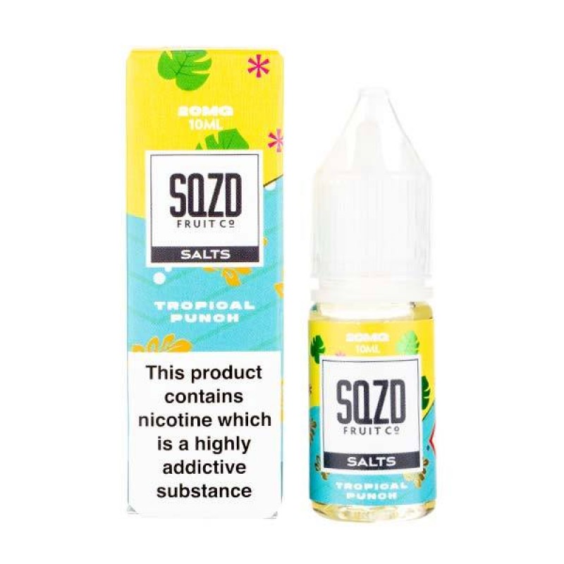 Tropical Punch Nic Salt E-Liquid by SQZD Fruit Co