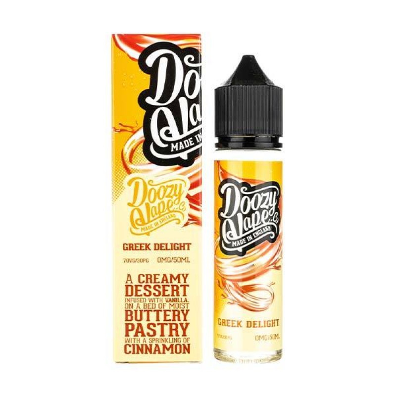 Greek Delight Shortfill E-Liquid by Doozy Vapes