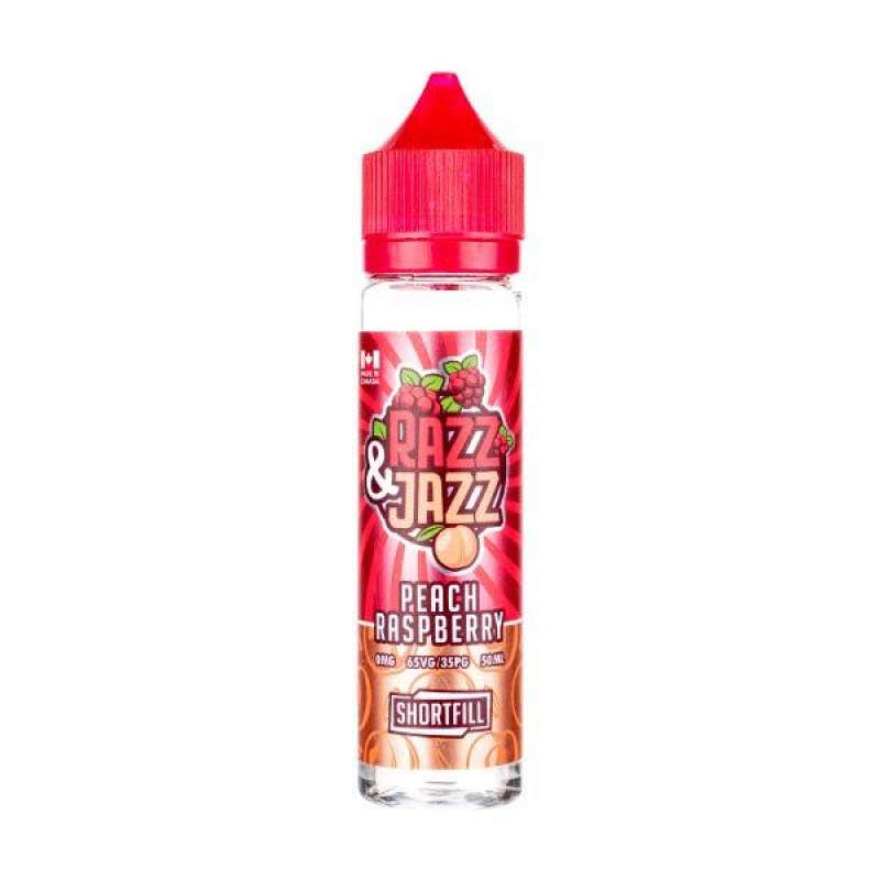 Peach Raspberry Shortfill E-Liquid by Razz & Jazz