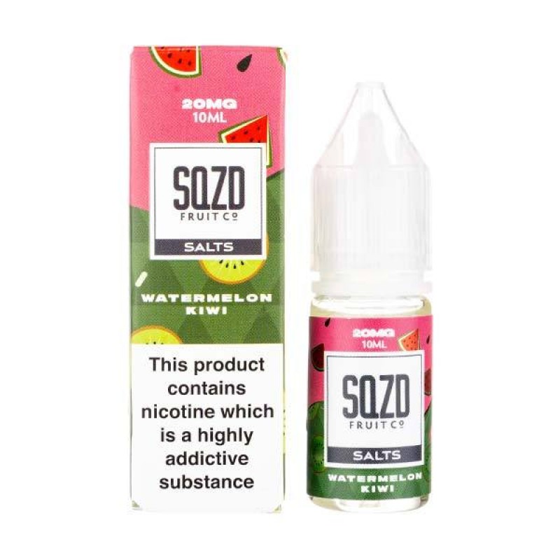 Watermelon Kiwi Nic Salt E-Liquid by SQZD Fruit Co