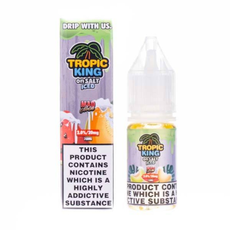 Mad Melon ON ICE Nic Salt E-Liquid by Tropic King