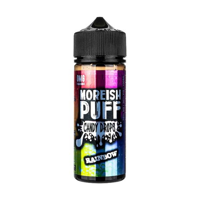 Rainbow Candy Drops Shortfill E-Liquid by Moreish Puff