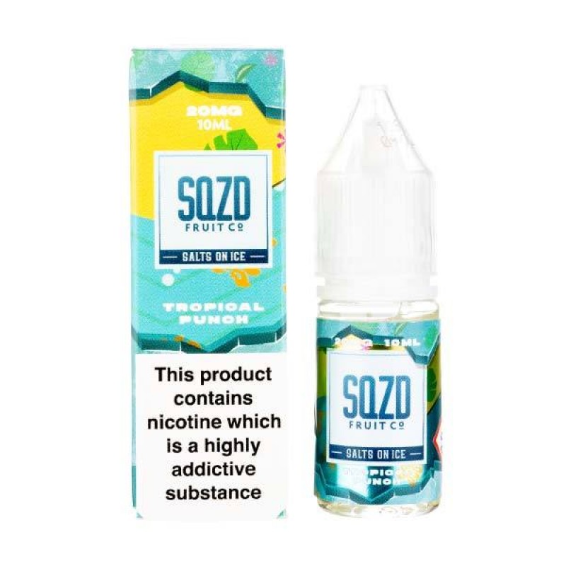 Tropical Punch On Ice Nic Salt E-Liquid by SQZD Fr...