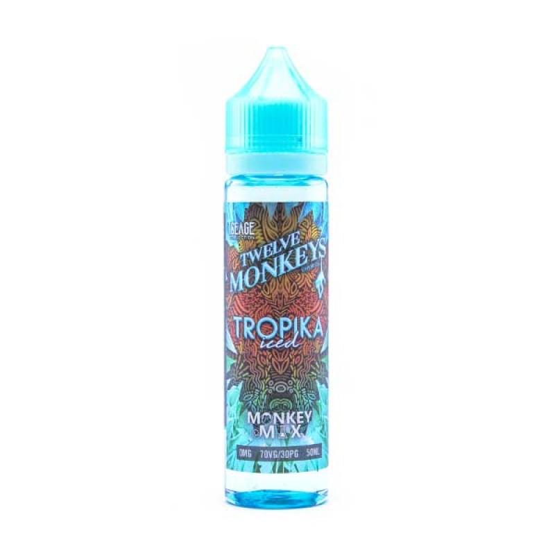 Tropika Iced Shortfill E-Liquid by Twelve Monkeys