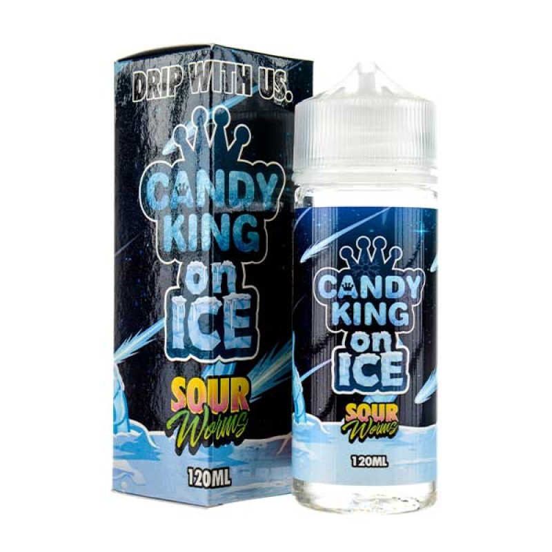 Sour Worms On Ice Shortfill E-Liquid by Candy King