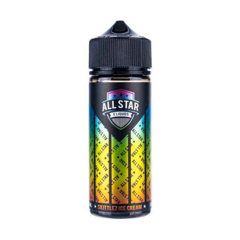 Skittlez Ice Cream 100ml Shortfill E-Liquid by All...