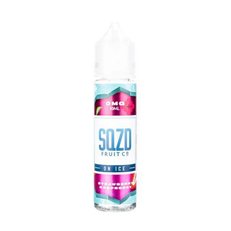 Strawberry Raspberry On Ice 50ml Shortfill E-Liquid by SQZD Fruit Co