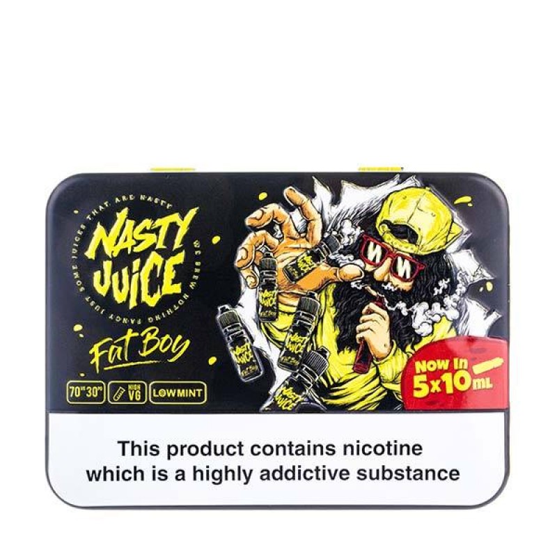 Fat Boy E-Liquid (5x10ml) by Nasty Juice