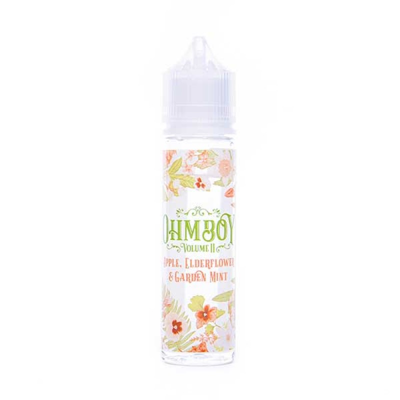 Apple, Elderflower and Garden Mint Shortfill E-Liquid by Ohm Boy