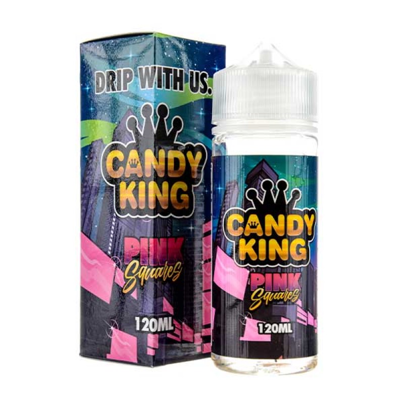 Pink Squares Shortfill E-Liquid by Candy King