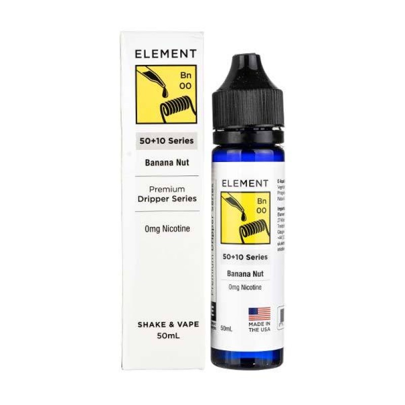 Banana Nut 50ml Shortfill E-Liquid by Element