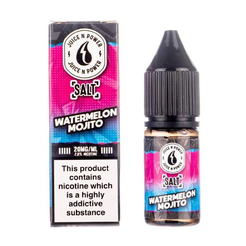 Watermelon Mojito Nic Salt E-Liquid by Juice N Pow...