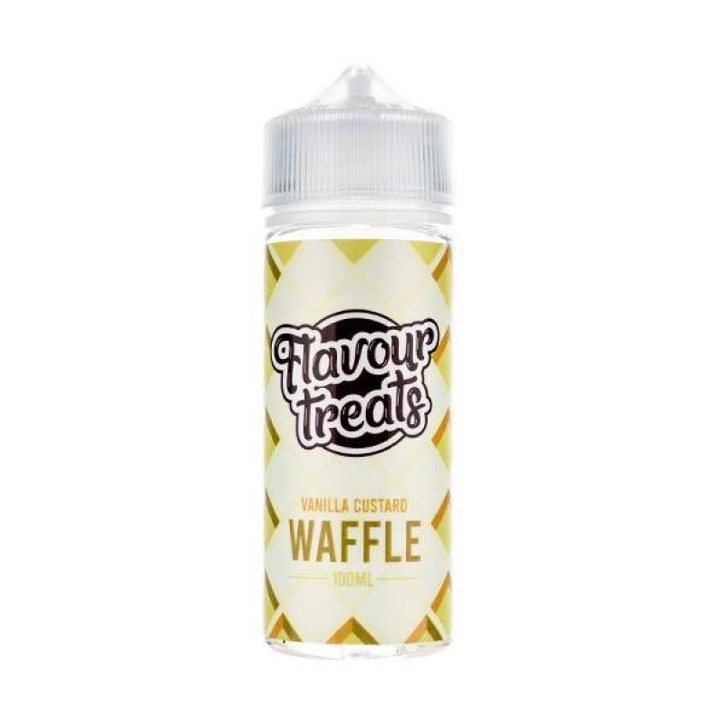 Vanilla Custard Waffle 100ml Shortfill E-Liquid by Flavour Treats
