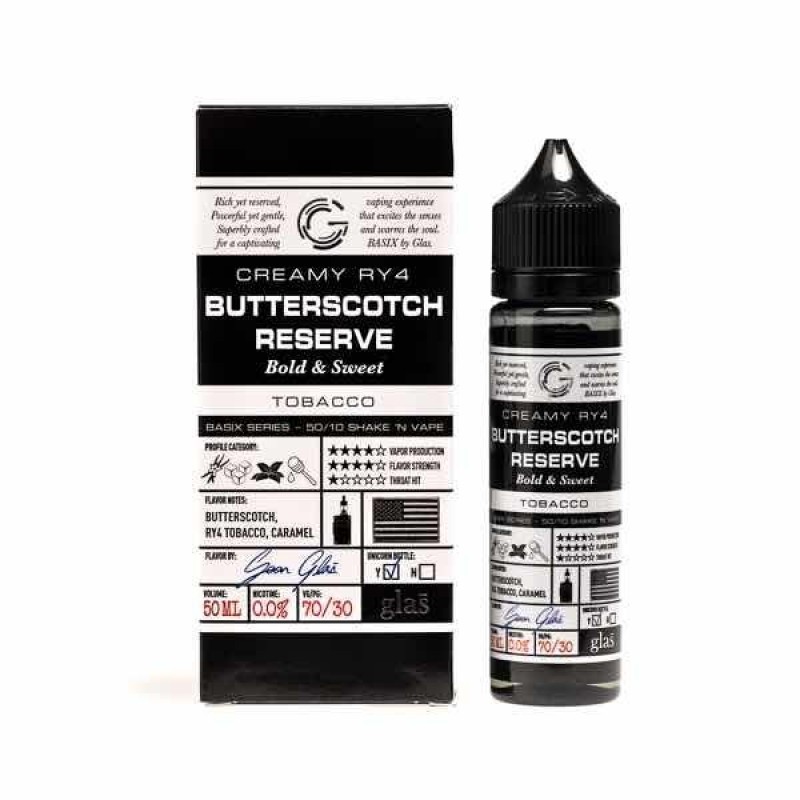 Butterscotch Reserve Shortfill E-Liquid by Glas