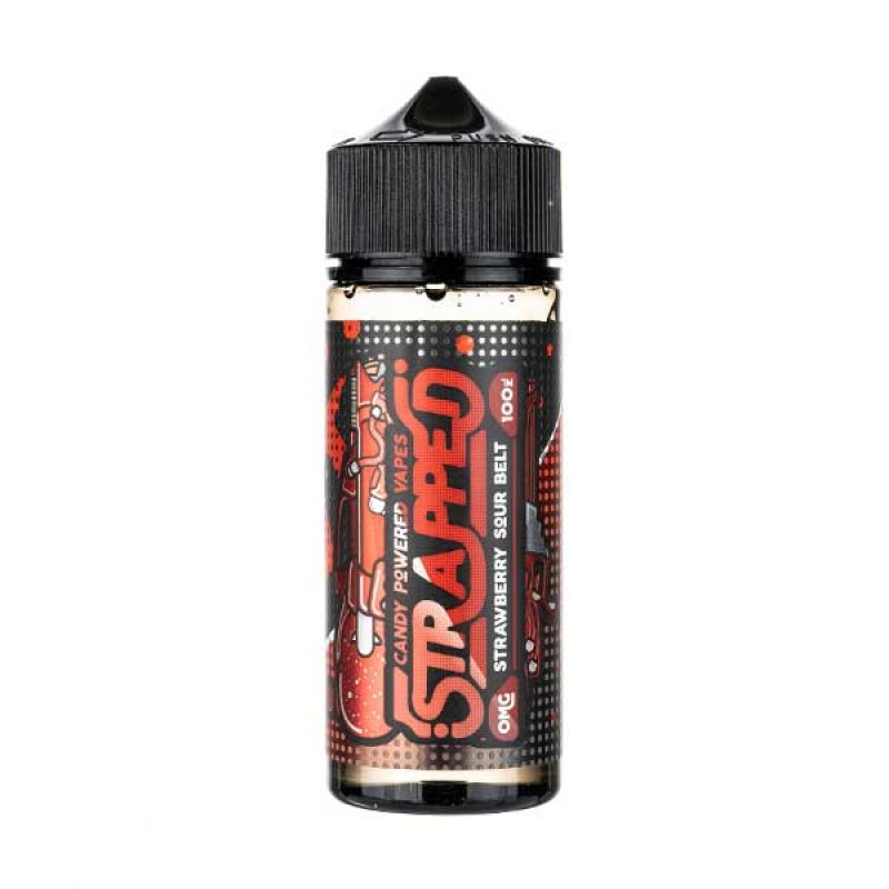 Strawberry Sour Belt Shortfill E-Liquid by Strappe...