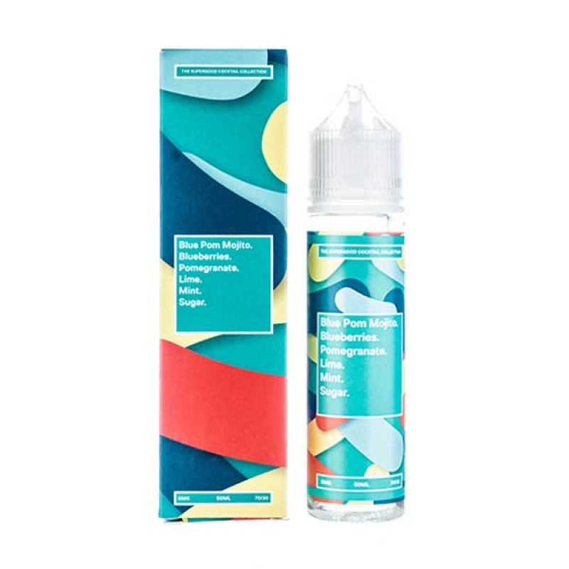 Blue Pom Mojito 50ml Shortfill E-Liquid by Supergo...