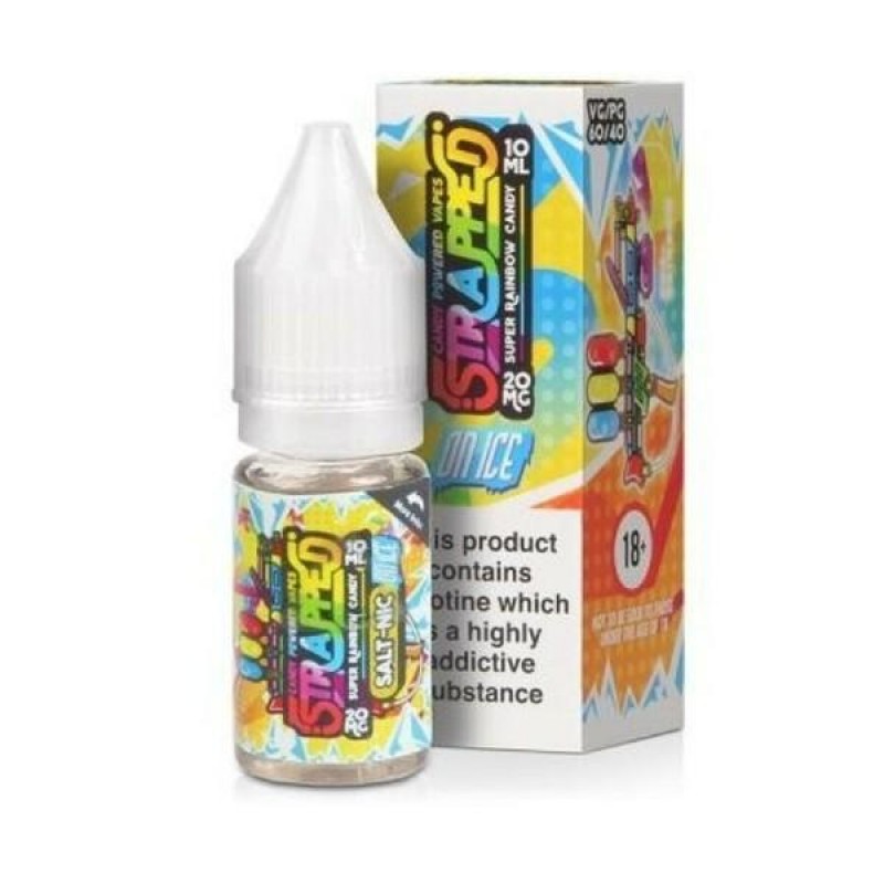 Rainbow Candy ON ICE Nic Salt E-Liquid by Strapped