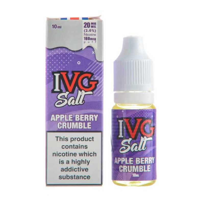 Apple Berry Crumble Nic Salt E-Liquid by IVG