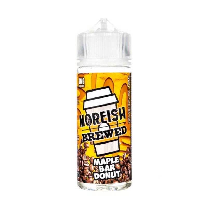 Maple Bar Donut Shortfill E-Liquid by Moreish Puff