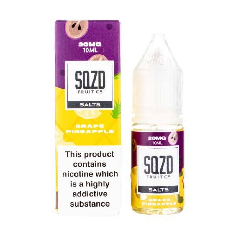 Grape Pineapple Nic Salt E-Liquid by SQZD Fruit Co