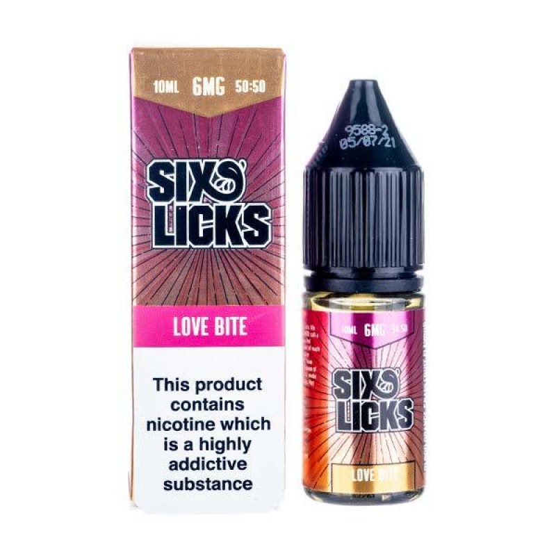 Love Bite 50/50 E-Liquid by Six Licks
