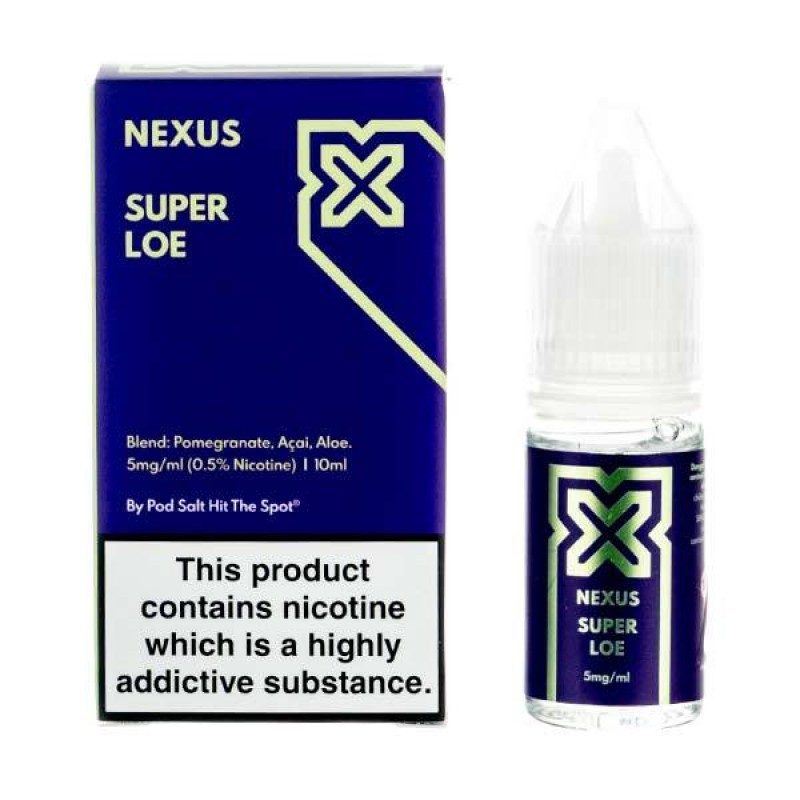 Super Loe Nic Salt E-Liquid by Pod Salt Nexus