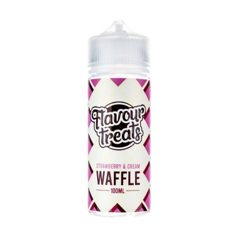 Strawberry & Cream Waffle 100ml Shortfill E-Liquid...