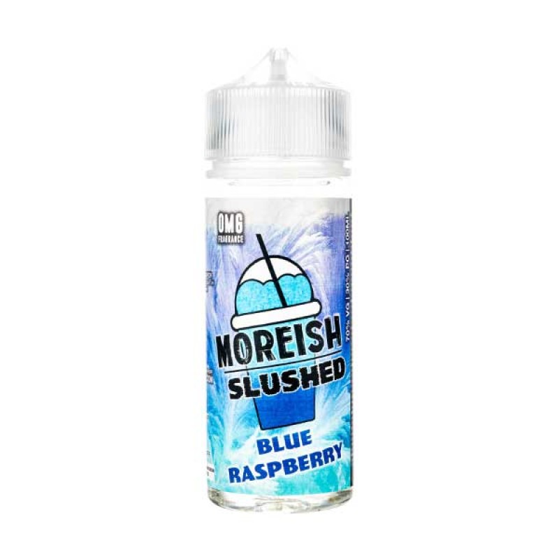 Blue Raspberry Slushed Shortfill E-Liquid by Moreish Puff