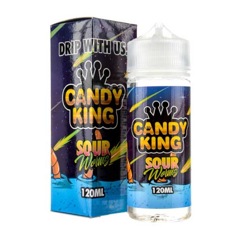 Sour Worms Shortfill E-Liquid by Candy King