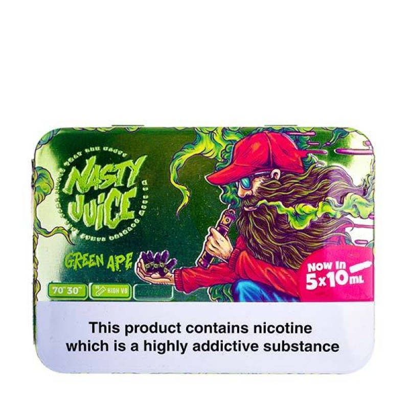 Green Ape E-Liquid (5 x 10ml) by Nasty Juice