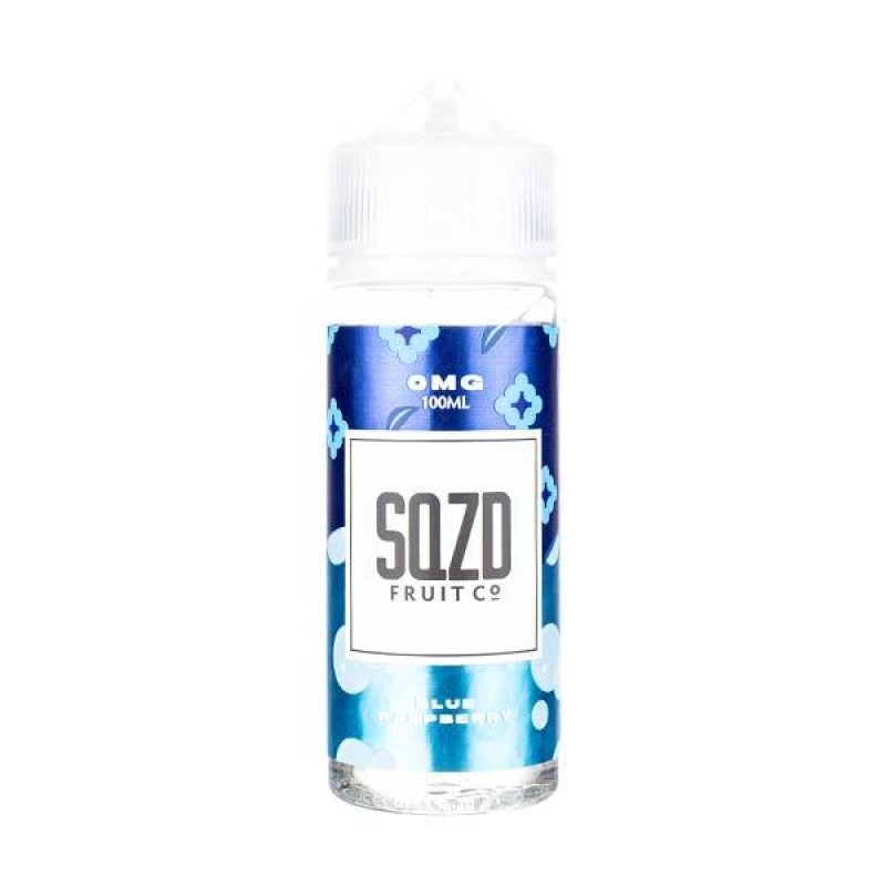 Blue Raspberry 100ml Shortfill E-Liquid by SQZD Fr...