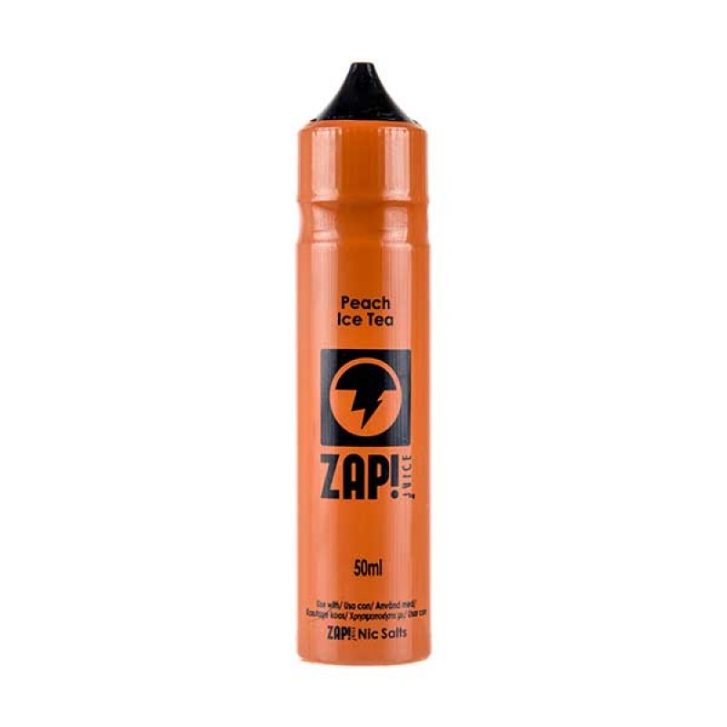 Peach Iced Tea Shortfill E-Liquid by Zap! Juice