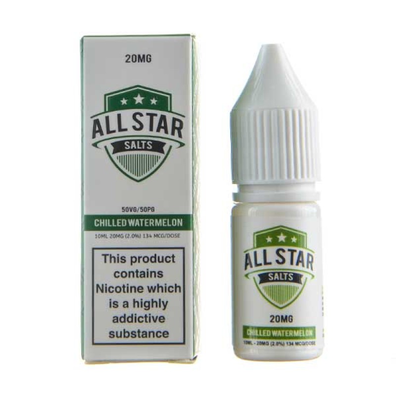 Chilled Watermelon Nic Salt E-Liquid by All Star