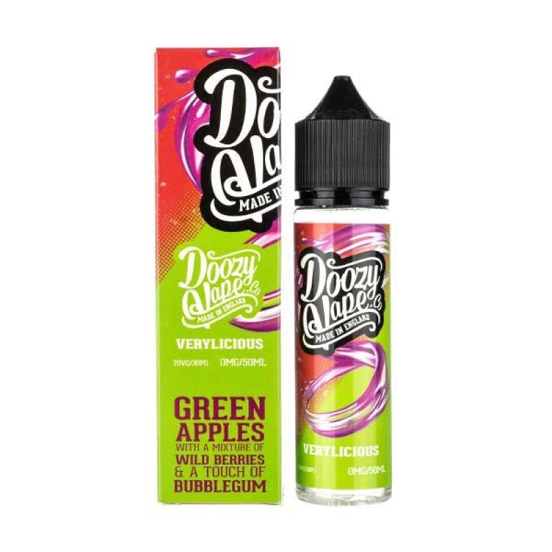 Verylicious Shortfill E-Liquid by Doozy Vapes