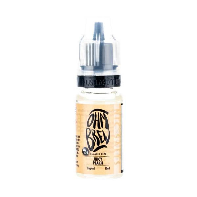 Juicy Peach Nic Salt E-Liquid by Ohm Brew