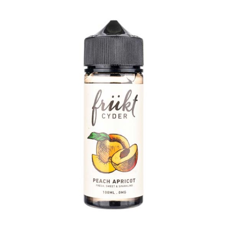 Peach Apricot 100ml Shortfill E-Liquid by Frukt Cy...