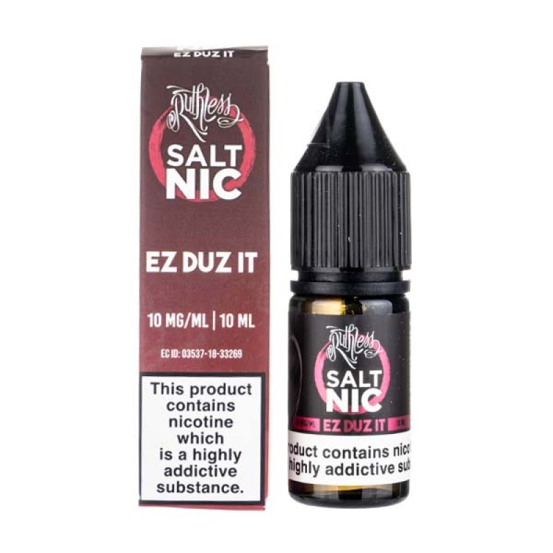 Ez Duz It Nic Salt E-Liquid by Ruthless