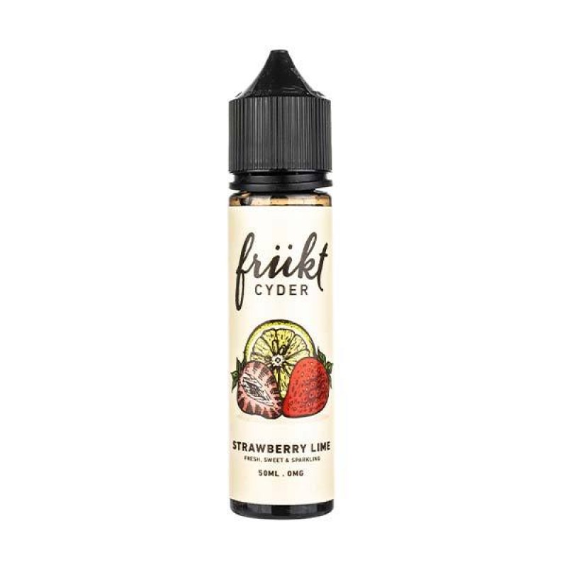 Strawberry Lime 50ml Shortfill E-Liquid by Frukt C...