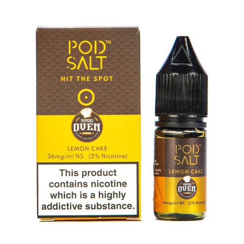 Lemon Cake Nic Salt E-Liquid by Pod Salt