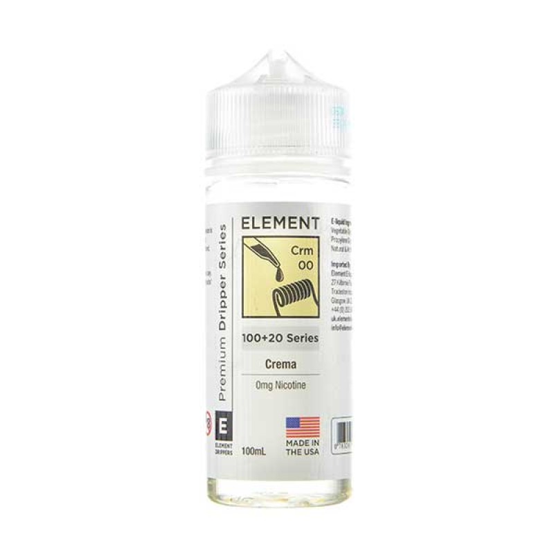 Crema 100ml Shortfill E-Liquid by Element