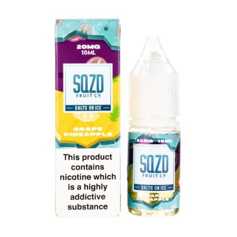 Grape Pineapple On Ice Nic Salt E-Liquid by SQZD F...