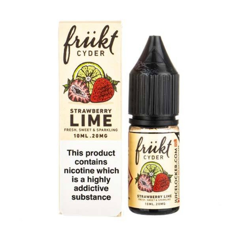 Strawberry Lime Nic Salt E-Liquid by Frukt Cyder