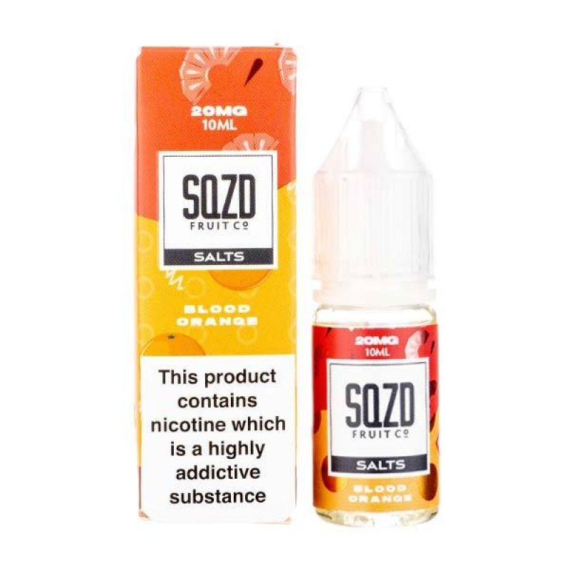 Blood Orange Nic Salt E-Liquid by SQZD Fruit Co