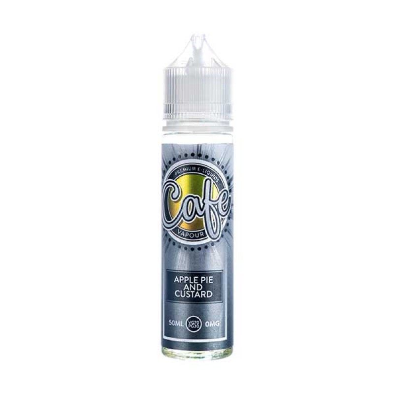 Apple Pie & Custard Shortfill E-Liquid by Cafe Vap...