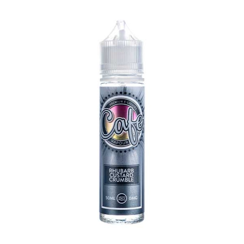 Rhubarb Custard Crumble Shortfill E-Liquid by Cafe...