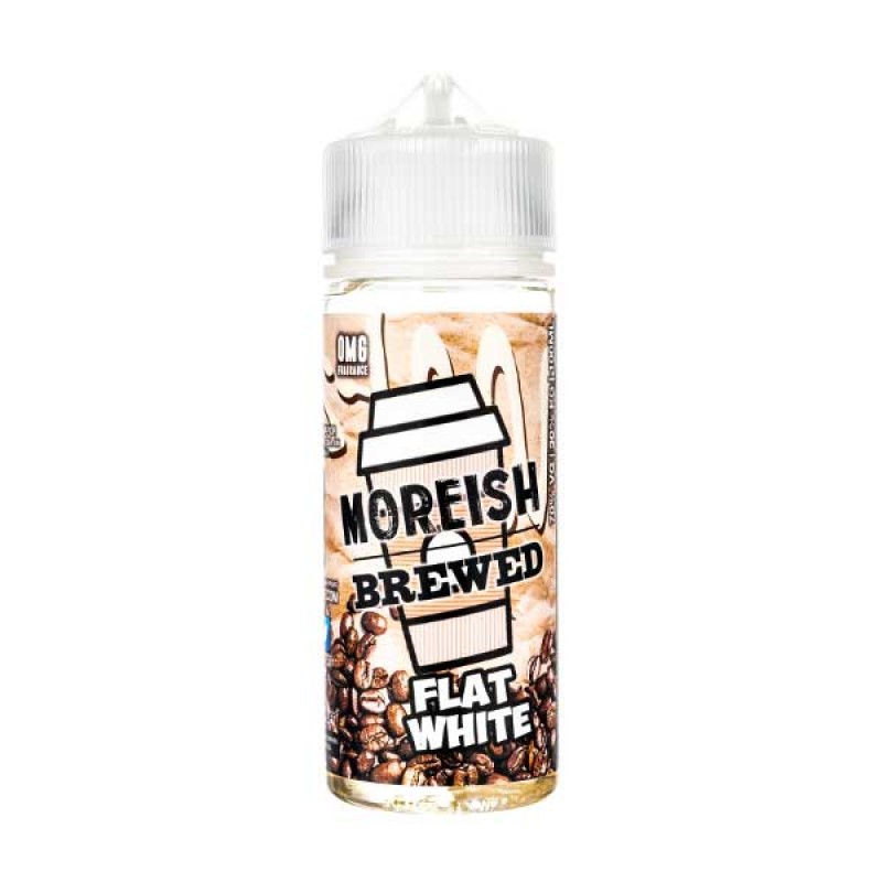 Flat White Brewed Shortfill E-Liquid by Moreish Pu...