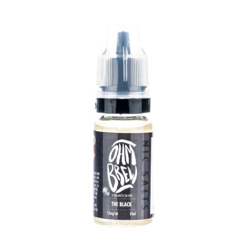 The Black Nic Salt E-Liquid by Ohm Brew