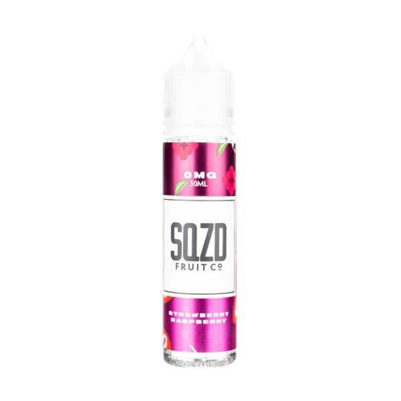 Strawberry Raspberry 50ml Shortfill E-Liquid by SQZD Fruit Co